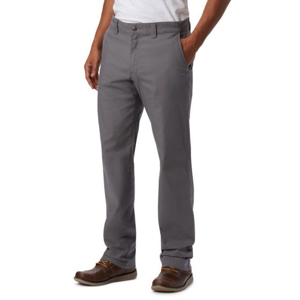Columbia Men Regular Flex ROC Straight Leg Pants Utility City Grey 30x30 NWT